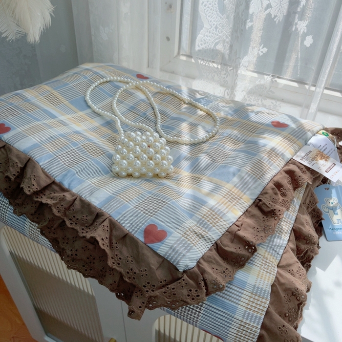 91家纺网 家纺一手货源 找家纺 暖居 2025新款法式韩系双面纯棉夏被约3.2斤空调被夏季薄被子可水洗跑量款 莱恩蓝