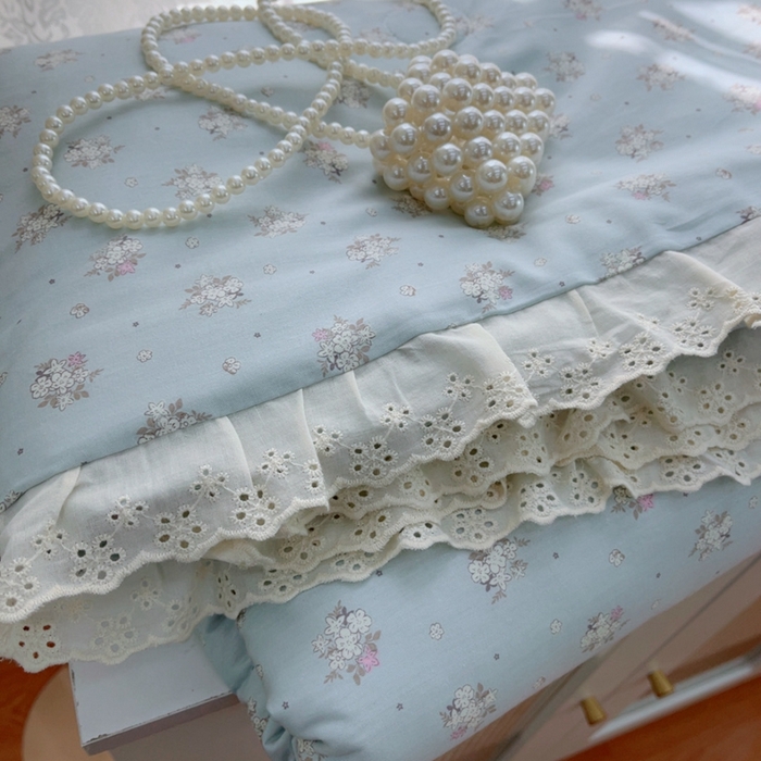 91家纺网 家纺一手货源 找家纺 暖居 2025新款法式韩系双面纯棉夏被约3.2斤空调被夏季薄被子可水洗跑量款 兰庭