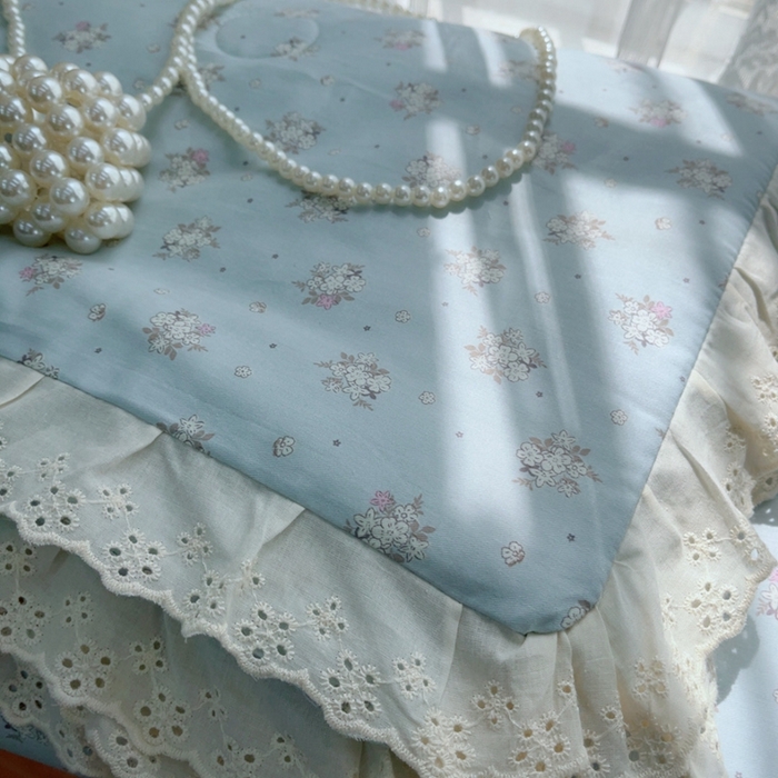 91家纺网 家纺一手货源 找家纺 暖居 2025新款法式韩系双面纯棉夏被约3.2斤空调被夏季薄被子可水洗跑量款 兰庭