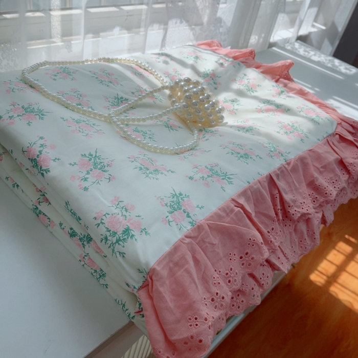 91家纺网 家纺一手货源 找家纺 暖居 2025新款法式韩系双面纯棉夏被约3.2斤空调被夏季薄被子可水洗跑量款 茉莉