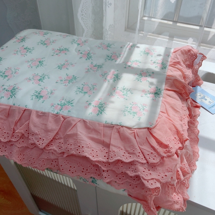 91家纺网 家纺一手货源 找家纺 暖居 2025新款法式韩系双面纯棉夏被约3.2斤空调被夏季薄被子可水洗跑量款 茉莉