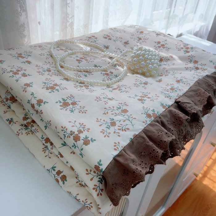 91家纺网 家纺一手货源 找家纺 暖居 2025新款法式韩系双面纯棉夏被约3.2斤空调被夏季薄被子可水洗跑量款 墨尔本