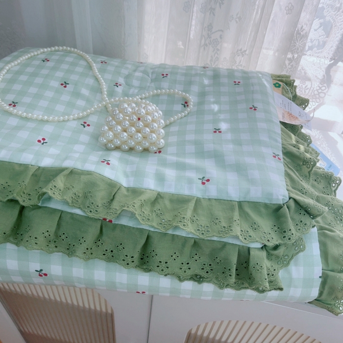 91家纺网 家纺一手货源 找家纺 暖居 2025新款法式韩系双面纯棉夏被约3.2斤空调被夏季薄被子可水洗跑量款 夏意