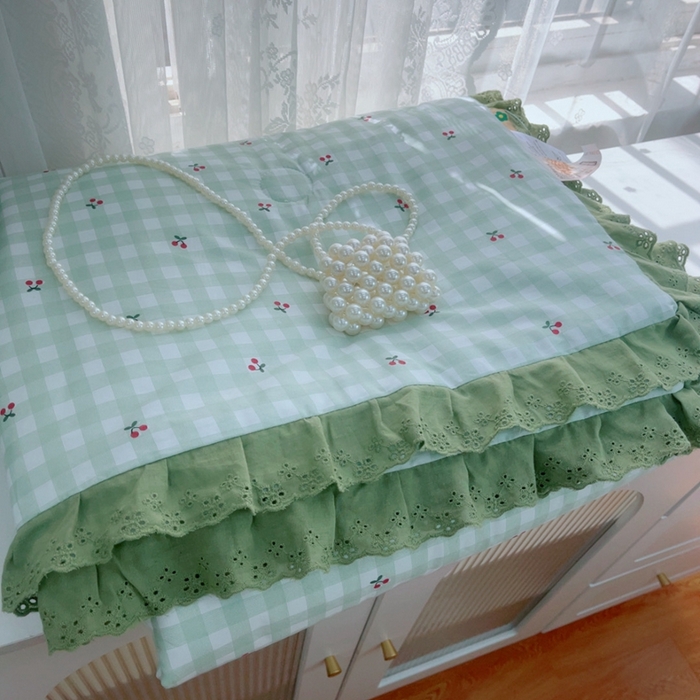 91家纺网 家纺一手货源 找家纺 暖居 2025新款法式韩系双面纯棉夏被约3.2斤空调被夏季薄被子可水洗跑量款 夏意