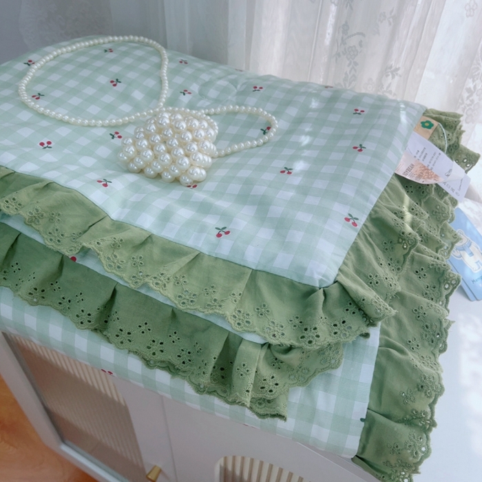 91家纺网 家纺一手货源 找家纺 暖居 2025新款法式韩系双面纯棉夏被约3.2斤空调被夏季薄被子可水洗跑量款 夏意