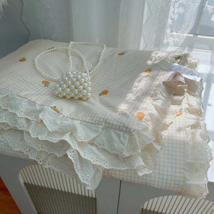 91家纺网 家纺一手货源 找家纺 暖居 2025新款法式韩系双面纯棉夏被约3.2斤空调被夏季薄被子可水洗跑量款 小甜橘