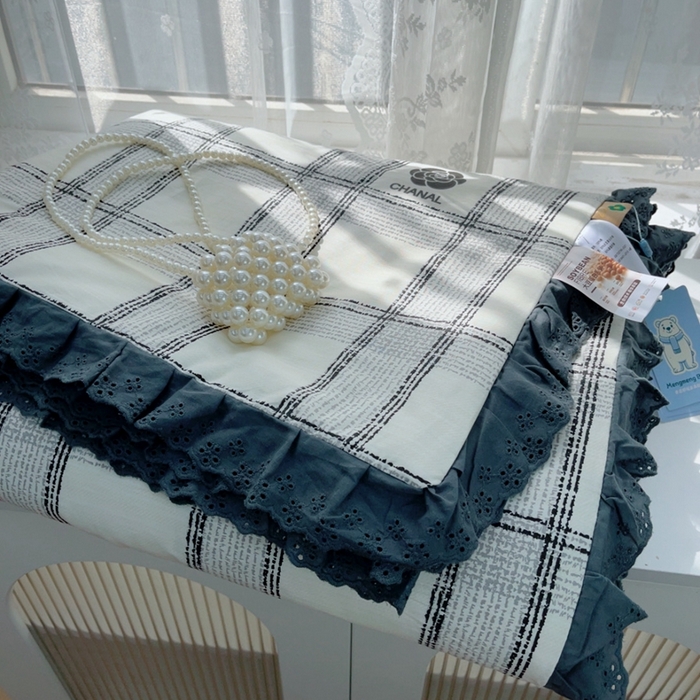 91家纺网 家纺一手货源 找家纺 暖居 2025新款法式韩系双面纯棉夏被约3.2斤空调被夏季薄被子可水洗跑量款 小香格子