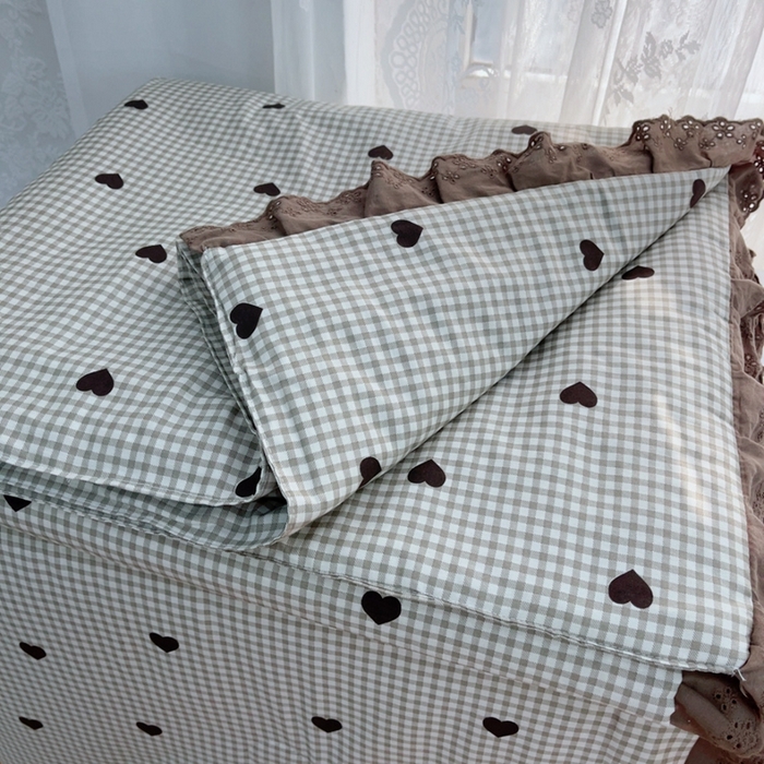 91家纺网 家纺一手货源 找家纺 暖居 2025新款法式韩系双面纯棉夏被约3.2斤空调被夏季薄被子可水洗跑量款 雅格