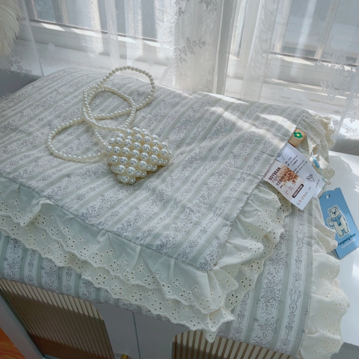 91家纺网 家纺一手货源 找家纺 暖居 2025新款法式韩系双面纯棉夏被约3.2斤空调被夏季薄被子可水洗跑量款 伊甸园