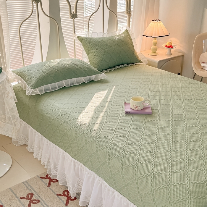 91家纺网 家纺一手货源 找家纺 （总）暖居 2025新款A类冷按感‬摩豆豆气空‬层软凉席感凉‬薄垫