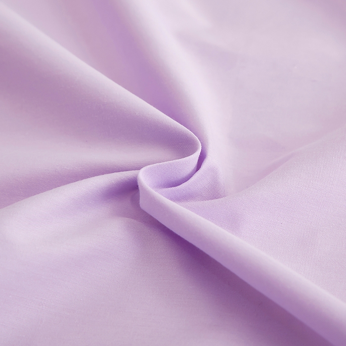 91家纺网 家纺一手货源 找家纺 2025新款纯色全棉床笠喷气全棉床罩三件套-优雅系列 优雅-丁香紫