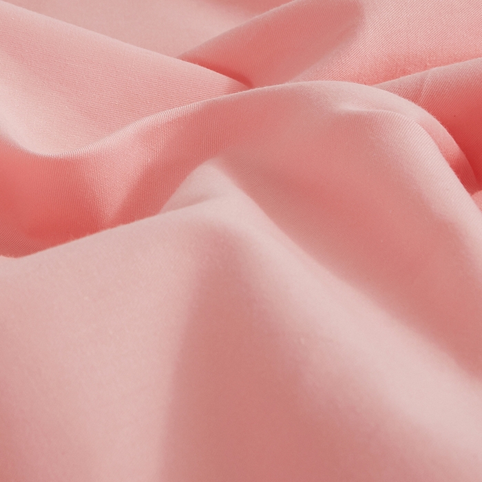 91家纺网 家纺一手货源 找家纺 2025新款纯色全棉床笠喷气全棉床罩三件套-优雅系列 优雅-桃花粉