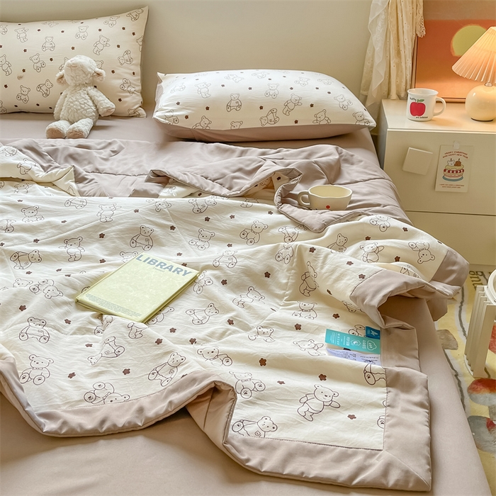 91家纺网 家纺一手货源 找家纺 （总）咏绒家纺工厂店 2025新款A类云朵棉棉花夏被被子被芯