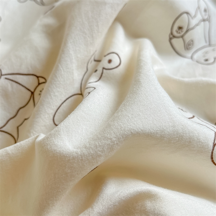 91家纺网 家纺一手货源 找家纺 咏绒家纺工厂店 2025新款A类云朵棉棉花夏被被子被芯 比利小熊-咖