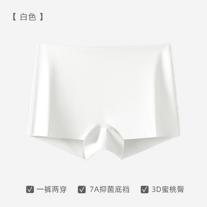 91家纺网 家纺一手货源 找家纺 （总）良品汇馆 2025新款日式无印冰丝安全裤防走光无痕内裤良品中腰平角裤防夹臀打底裤