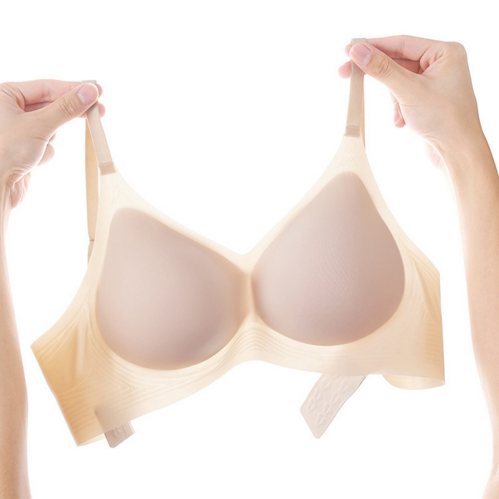 （总）良品汇馆 2025新款日式无印超薄凉感文胸固定杯良品冰丝无痕内衣夏薄款无钢圈胸罩