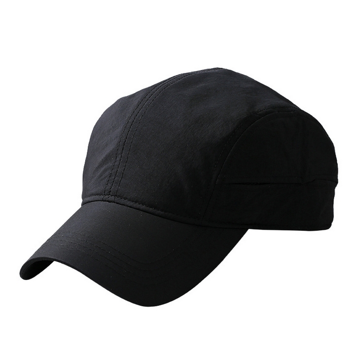 91家纺网 家纺一手货源 找家纺 良品汇馆 2025新款日式无印封口棒球帽子男女春夏季良品速干软顶鸭舌帽透气防晒遮阳 黑色