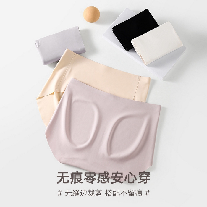 91家纺网 家纺一手货源 找家纺 良品汇馆 2025新款日式无印无痕内裤女防尴尬线瑜伽抑菌良品女士运动冰丝隐形三角裤 组合图仅供展示