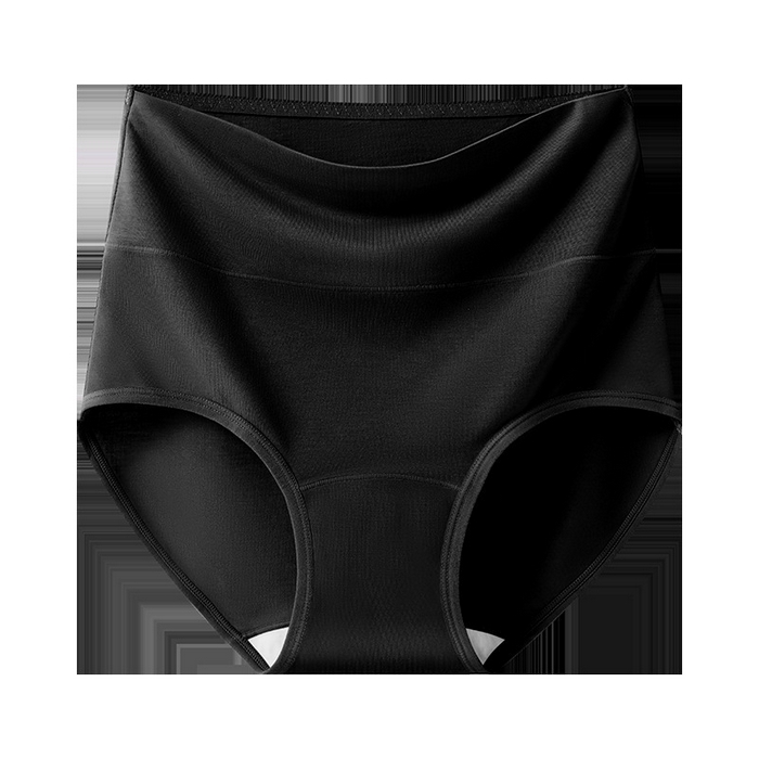 良品汇馆 2025新款日式无印高腰莫代尔内裤良品轻薄收腹纯色女士内裤无痕全棉纯棉裆超柔 黑色