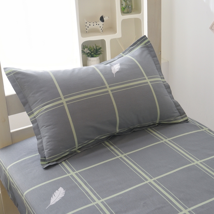 91家纺网 家纺一手货源 找家纺 （总）茗婷家纺 2025款13372纯棉全棉宿舍上下铺学生三件套六件套