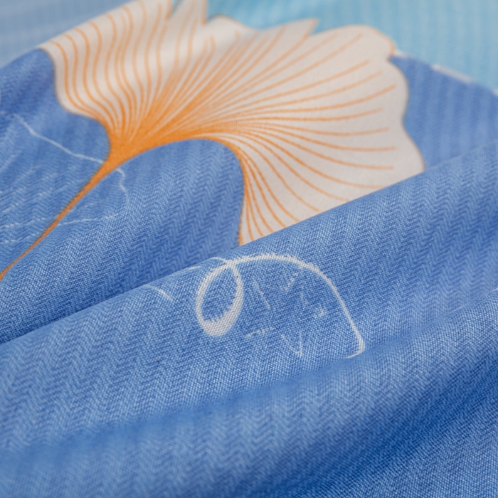 91家纺网 家纺一手货源 找家纺 上学郎家居 2025新款学生宿舍130克加厚磨毛三件套 枫叶情