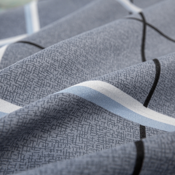 91家纺网 家纺一手货源 找家纺 上学郎家居 2025新款学生宿舍130克加厚磨毛三件套 轨迹