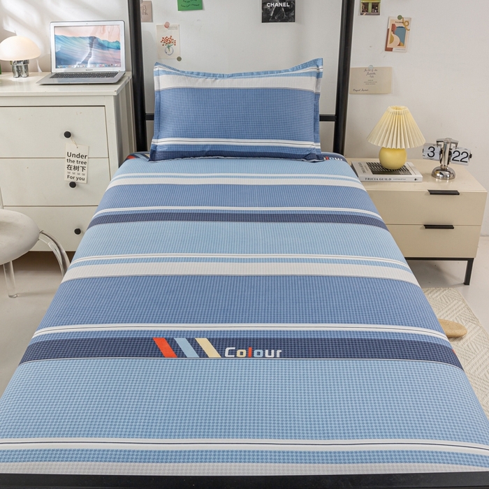 91家纺网 家纺一手货源 找家纺 上学郎家居 2025新款学生宿舍130克加厚磨毛三件套 卡乐瑞