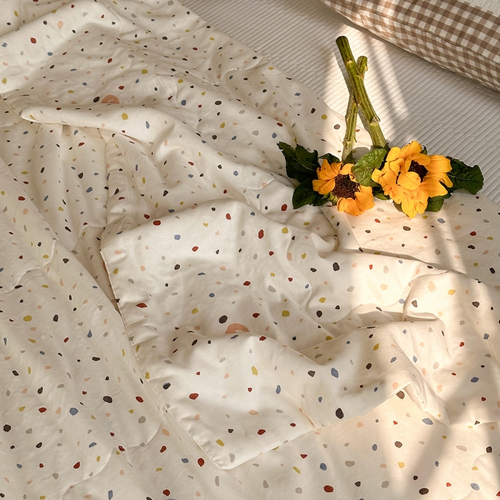 91家纺网 家纺一手货源 找家纺 洋铭区（原狠狠爱） 2025新款双层纱毛巾绣夏被夏凉被空调被 可爱考拉