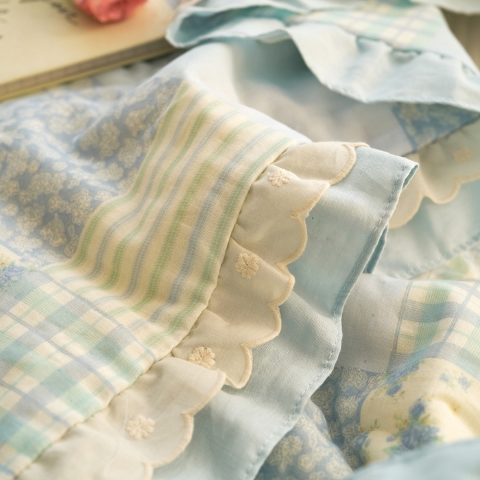 91家纺网 家纺一手货源 找家纺 （总）洋铭区（原狠狠爱） 2025新款A类双层纱双层花边款系列夏被夏凉被空调被