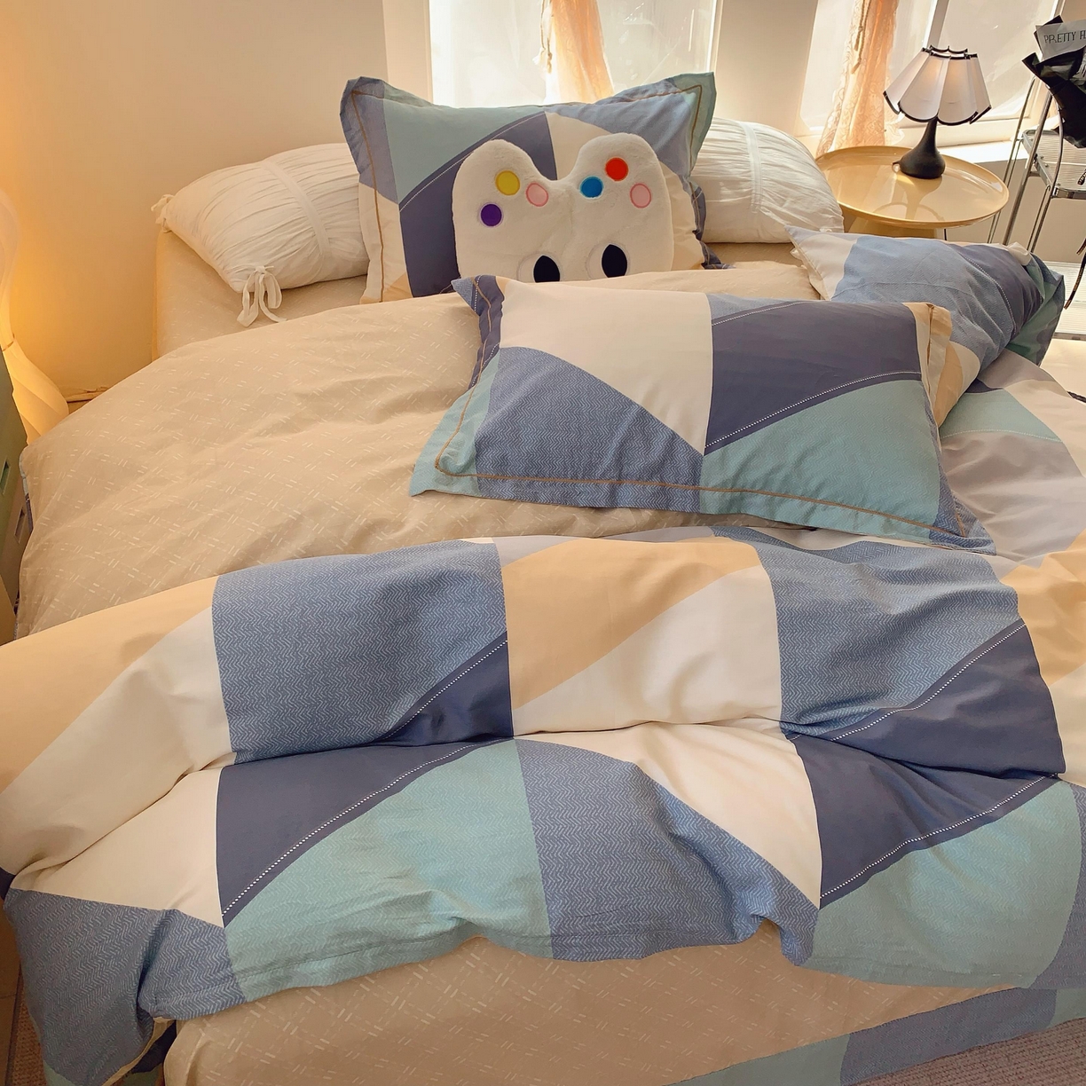 91家纺网 家纺一手货源 找家纺 莱豫家纺 2025新款亲肤舒适小清新印花全棉纯棉四件套-第二批 苏格世家