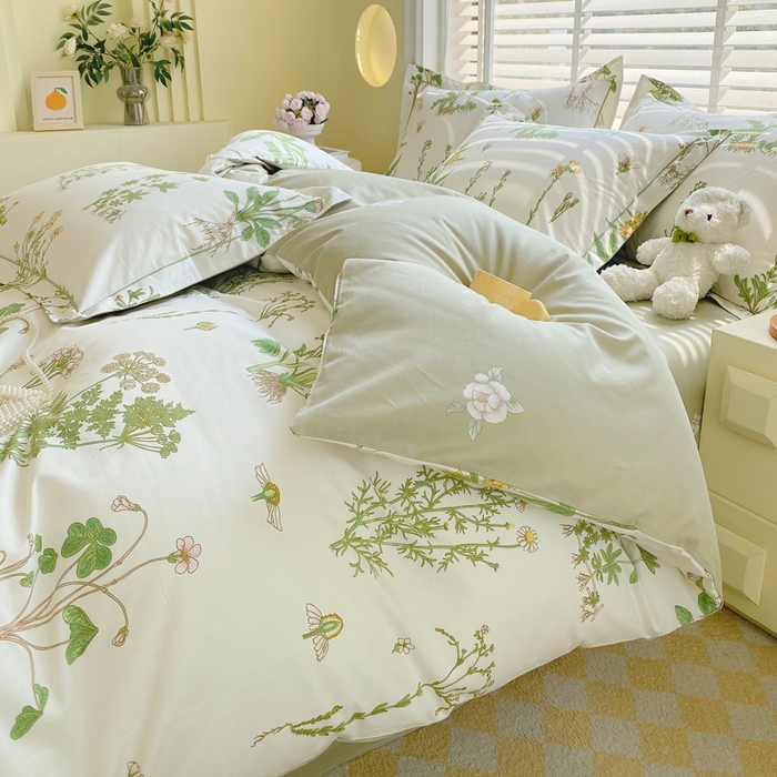 91家纺网 家纺一手货源 找家纺 （总）星期三家纺 2025年5月春夏新款铂金全棉13372四件套（加老板微信有会员价）