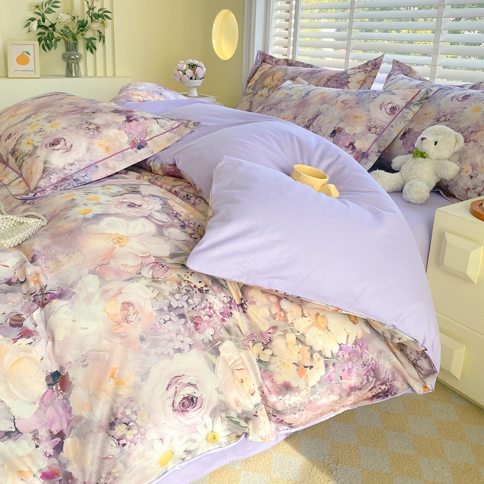 91家纺网 家纺一手货源 找家纺 （总）星期三家纺 2025年5月春夏新款铂金全棉13372四件套（加老板微信有会员价）