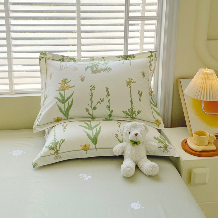 91家纺网 家纺一手货源 找家纺 星期三家纺 2025年5月春夏新款铂金全棉13372四件套（加老板微信有会员价） 晨曦