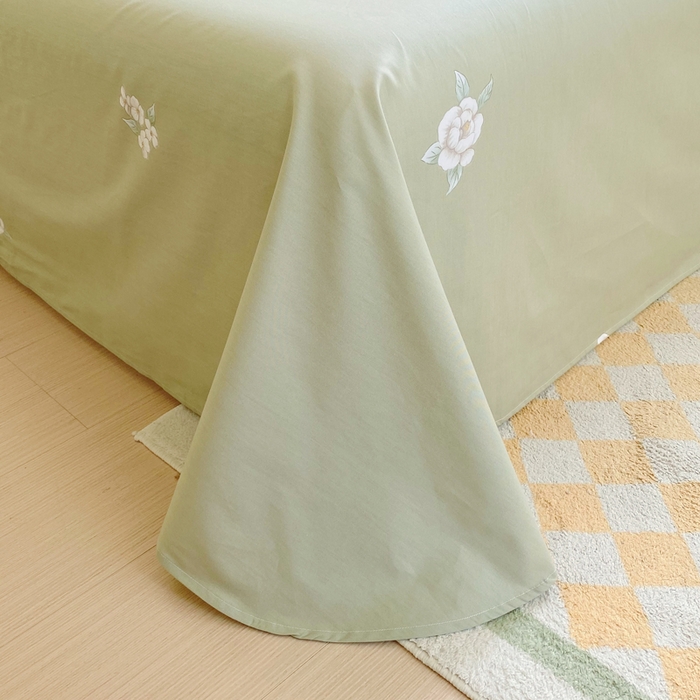 91家纺网 家纺一手货源 找家纺 星期三家纺 2025年5月春夏新款铂金全棉13372四件套（加老板微信有会员价） 晨曦