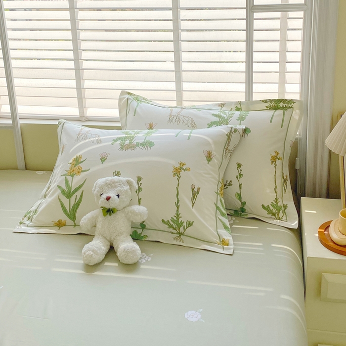 91家纺网 家纺一手货源 找家纺 星期三家纺 2025年5月春夏新款铂金全棉13372四件套（加老板微信有会员价） 晨曦