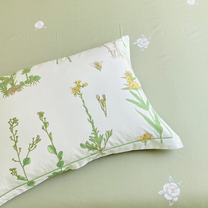 91家纺网 家纺一手货源 找家纺 星期三家纺 2025年5月春夏新款铂金全棉13372四件套（加老板微信有会员价） 晨曦