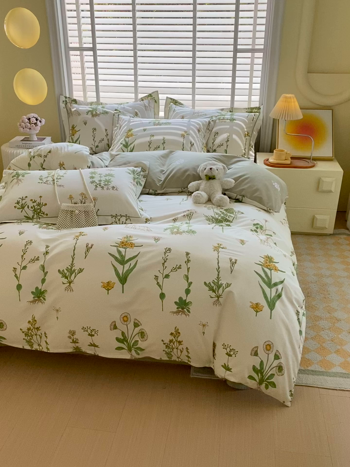 91家纺网 家纺一手货源 找家纺 星期三家纺 2025年5月春夏新款铂金全棉13372四件套（加老板微信有会员价） 晨曦