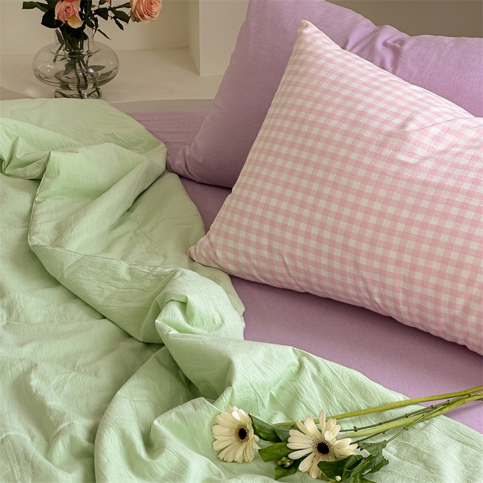 91家纺网 家纺一手货源 找家纺 洋铭区（原狠狠爱） 2025新款卡通毛巾绣水洗棉夏被夏凉被空调被四件套 卡通宝宝