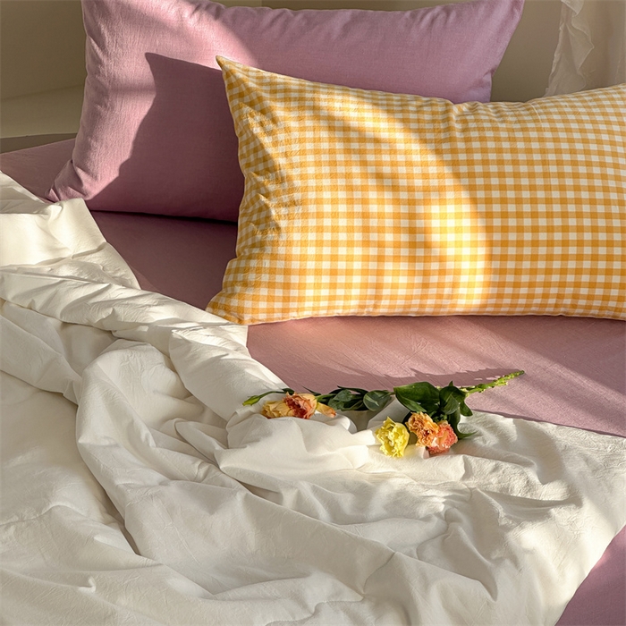 91家纺网 家纺一手货源 找家纺 洋铭区（原狠狠爱） 2025新款卡通毛巾绣水洗棉夏被夏凉被空调被四件套 樱桃甜甜