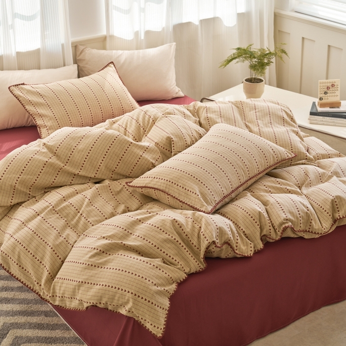 91家纺网 家纺一手货源 找家纺 （总）洋铭区（原狠狠爱） 2025新款全棉纯棉双层纱四件套