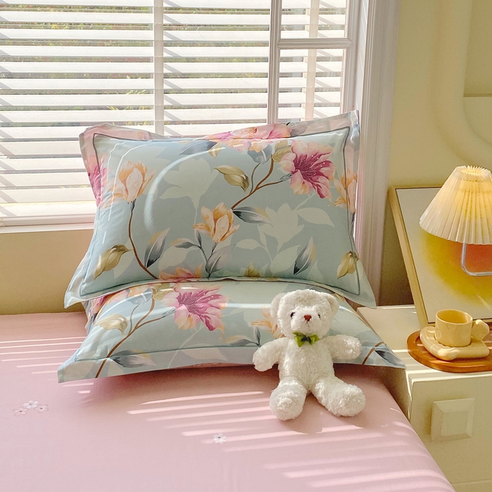 91家纺网 家纺一手货源 找家纺 星期三家纺 2025年5月春夏新款铂金全棉13372四件套（加老板微信有会员价） 大雅之秀