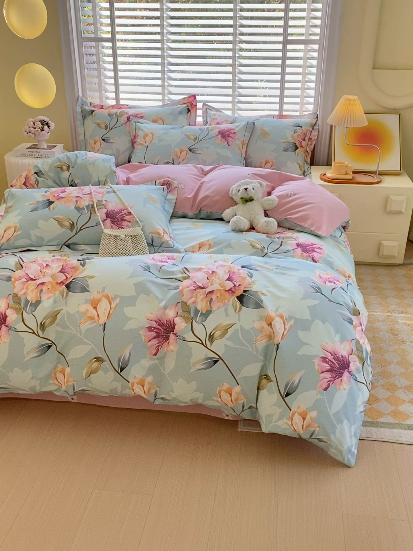 91家纺网 家纺一手货源 找家纺 星期三家纺 2025年5月春夏新款铂金全棉13372四件套（加老板微信有会员价） 大雅之秀