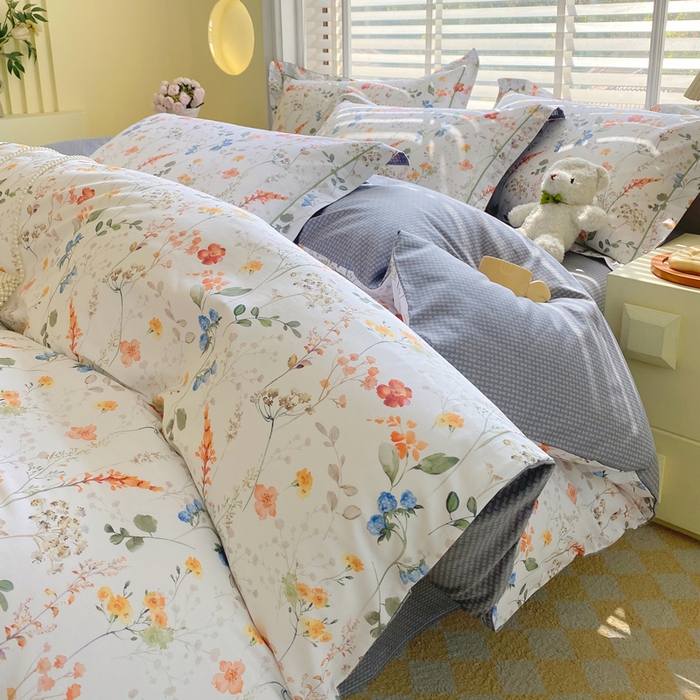 星期三家纺 2025年5月春夏新款铂金全棉13372四件套（加老板微信有会员价） 樊情