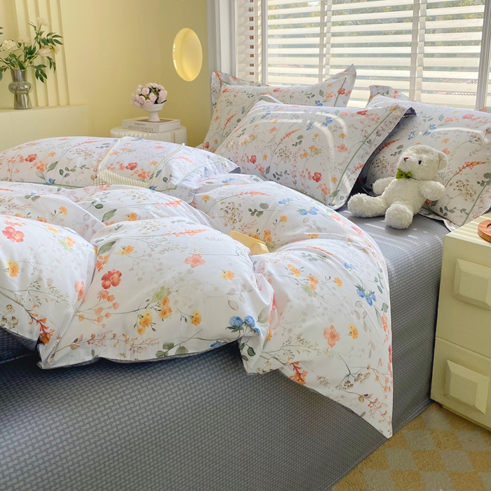 91家纺网 家纺一手货源 找家纺 星期三家纺 2025年5月春夏新款铂金全棉13372四件套（加老板微信有会员价） 樊情