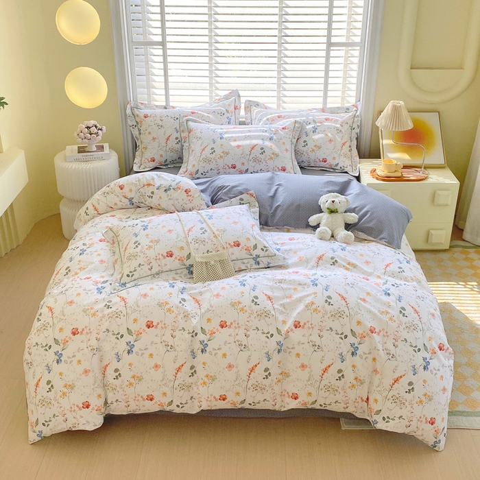 91家纺网 家纺一手货源 找家纺 星期三家纺 2025年5月春夏新款铂金全棉13372四件套（加老板微信有会员价） 樊情