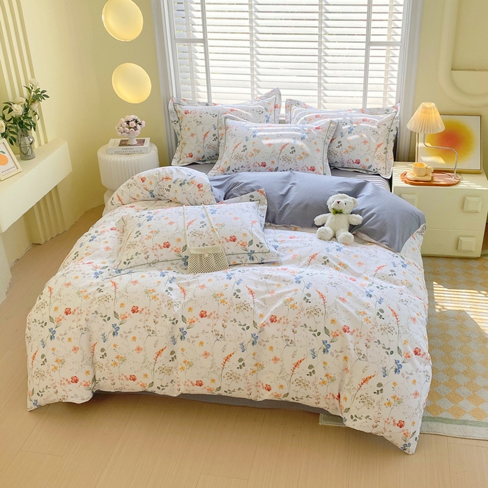 91家纺网 家纺一手货源 找家纺 星期三家纺 2025年5月春夏新款铂金全棉13372四件套（加老板微信有会员价） 樊情