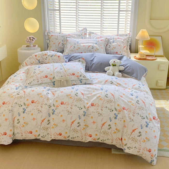 91家纺网 家纺一手货源 找家纺 星期三家纺 2025年5月春夏新款铂金全棉13372四件套（加老板微信有会员价） 樊情