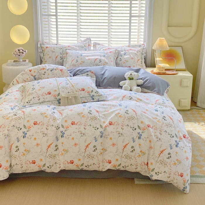 91家纺网 家纺一手货源 找家纺 星期三家纺 2025年5月春夏新款铂金全棉13372四件套（加老板微信有会员价） 樊情