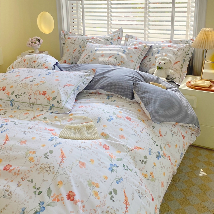 91家纺网 家纺一手货源 找家纺 星期三家纺 2025年5月春夏新款铂金全棉13372四件套（加老板微信有会员价） 樊情