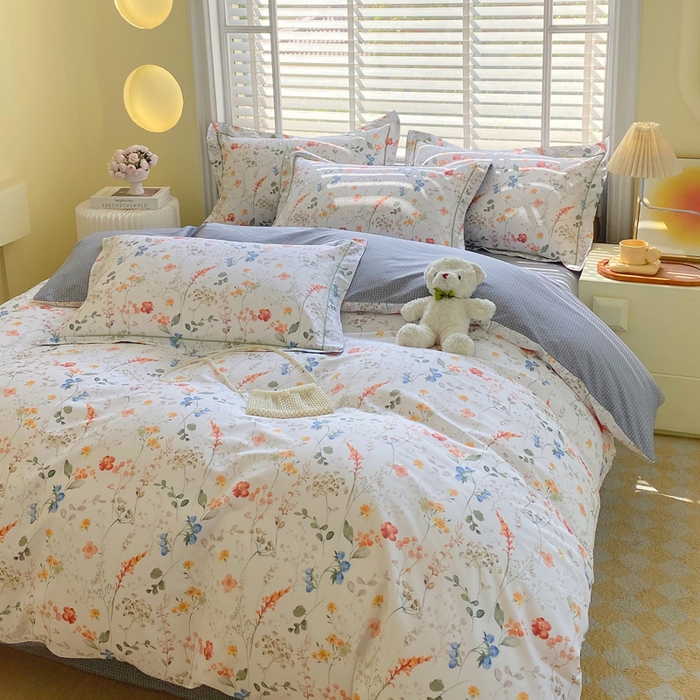 91家纺网 家纺一手货源 找家纺 星期三家纺 2025年5月春夏新款铂金全棉13372四件套（加老板微信有会员价） 樊情